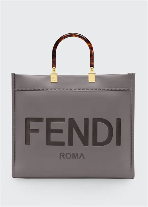 fendi shopper bag scritta|fendi shopping bag tote.